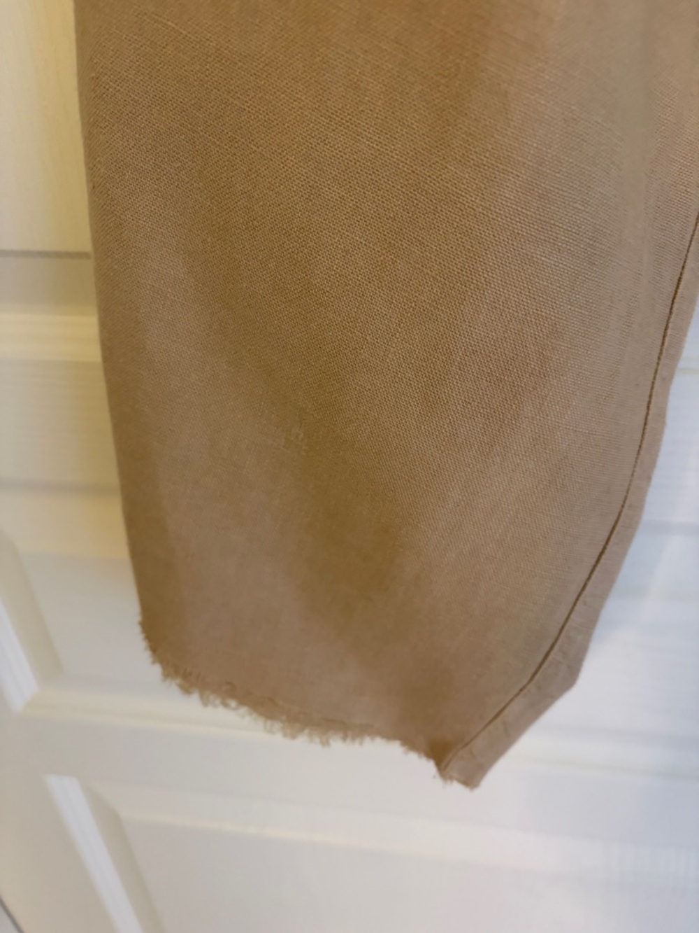 Raquel Allegra Taupe Drawstring Capris - Picture 4 of 11